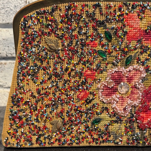 Vintage Beaded Souré Bag New York - Picture 2 of 10